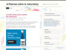 Tablet Screenshot of poemanaturaleza.wordpress.com