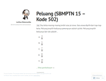 Tablet Screenshot of latihanmat.wordpress.com