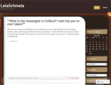 Tablet Screenshot of lelaschmela.wordpress.com