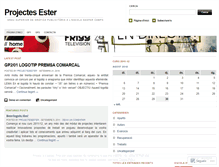 Tablet Screenshot of projectesester.wordpress.com