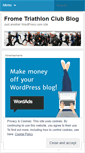 Mobile Screenshot of frometriathlonclub.wordpress.com
