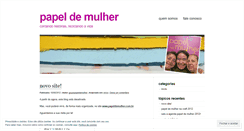 Desktop Screenshot of papeldemulher.wordpress.com