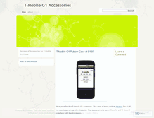 Tablet Screenshot of g1accessories.wordpress.com