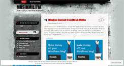 Desktop Screenshot of musikmilitia.wordpress.com