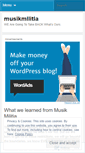 Mobile Screenshot of musikmilitia.wordpress.com