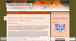 Desktop Screenshot of fibromyalia.wordpress.com