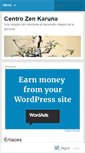 Mobile Screenshot of centrozenkaruna.wordpress.com
