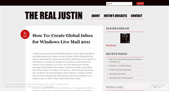 Desktop Screenshot of justinbroniszewski.wordpress.com