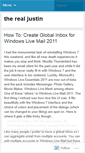 Mobile Screenshot of justinbroniszewski.wordpress.com