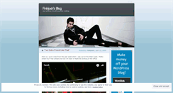 Desktop Screenshot of finkjosh.wordpress.com