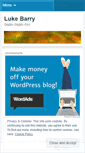 Mobile Screenshot of lukebarry.wordpress.com