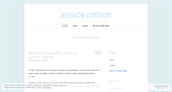 Desktop Screenshot of jessicacarlson7.wordpress.com