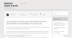 Desktop Screenshot of marcuscrast.wordpress.com