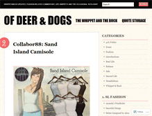 Tablet Screenshot of deeranddogs.wordpress.com