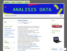 Tablet Screenshot of analisisdata.wordpress.com