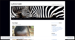 Desktop Screenshot of luannecadd.wordpress.com