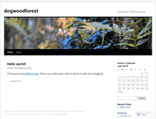 Tablet Screenshot of dogwoodforest.wordpress.com