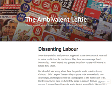 Tablet Screenshot of ambivalentleftie.wordpress.com