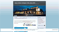 Desktop Screenshot of libraryhubbub.wordpress.com