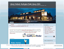 Tablet Screenshot of libraryhubbub.wordpress.com