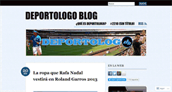 Desktop Screenshot of deportologo.wordpress.com