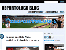 Tablet Screenshot of deportologo.wordpress.com