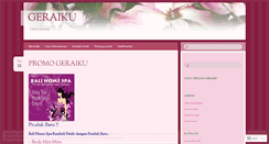 Desktop Screenshot of geraiku.wordpress.com