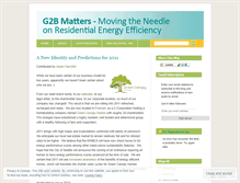 Tablet Screenshot of g2bmatters.wordpress.com