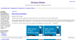 Desktop Screenshot of mortgagemonkey.wordpress.com