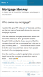 Mobile Screenshot of mortgagemonkey.wordpress.com