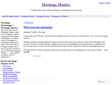 Tablet Screenshot of mortgagemonkey.wordpress.com