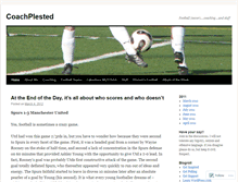 Tablet Screenshot of coachplested.wordpress.com
