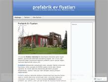 Tablet Screenshot of prefabrikevfiyatlari.wordpress.com