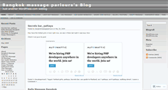 Desktop Screenshot of bangkokmassageparlours.wordpress.com