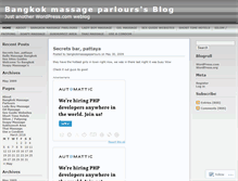 Tablet Screenshot of bangkokmassageparlours.wordpress.com