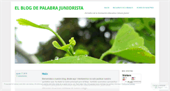 Desktop Screenshot of palabrajuniorista.wordpress.com