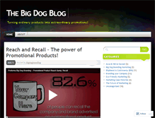 Tablet Screenshot of bigdogbranding.wordpress.com