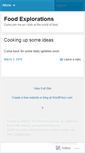 Mobile Screenshot of foodexplorations.wordpress.com