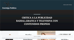 Desktop Screenshot of enemigapublica.wordpress.com