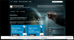 Desktop Screenshot of nirmanmunir.wordpress.com