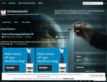 Tablet Screenshot of nirmanmunir.wordpress.com