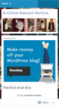 Mobile Screenshot of chicknamedhermia.wordpress.com