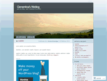 Tablet Screenshot of clementinaolga.wordpress.com