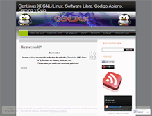 Tablet Screenshot of genlinux.wordpress.com