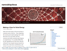 Tablet Screenshot of nanoubiquitous.wordpress.com