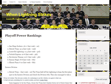 Tablet Screenshot of louisvillelightning.wordpress.com