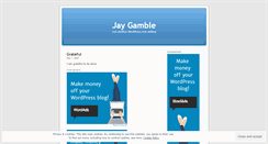 Desktop Screenshot of jaygamble.wordpress.com