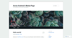 Desktop Screenshot of annieaho.wordpress.com