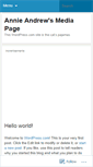 Mobile Screenshot of annieaho.wordpress.com