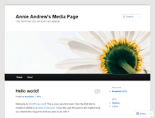 Tablet Screenshot of annieaho.wordpress.com